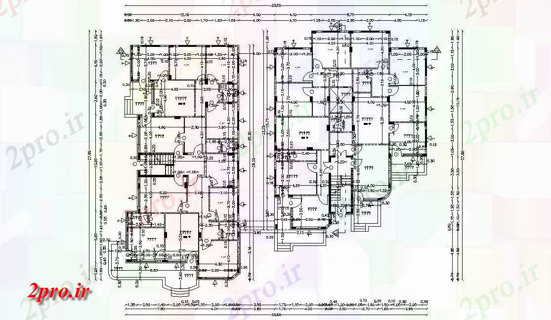 دانلود نقشه مسکونی  ، ویلایی ، آپارتمان  آپارتمان معماری ساختمان کار   (کد155657)