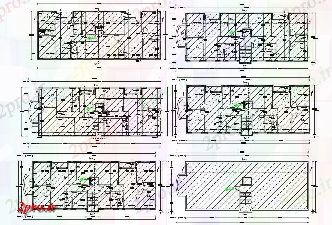 دانلود نقشه مسکونی  ، ویلایی ، آپارتمان  معماری آپارتمان   طرحی طبقه  اتوکد (کد155662)