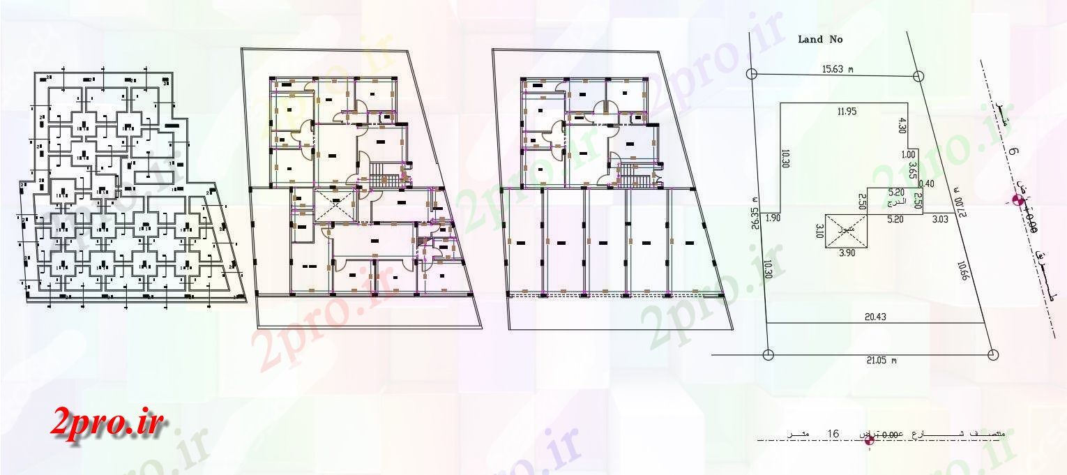 دانلود نقشه مسکونی  ، ویلایی ، آپارتمان  معماری آپارتمان   طرحی کار (کد155675)