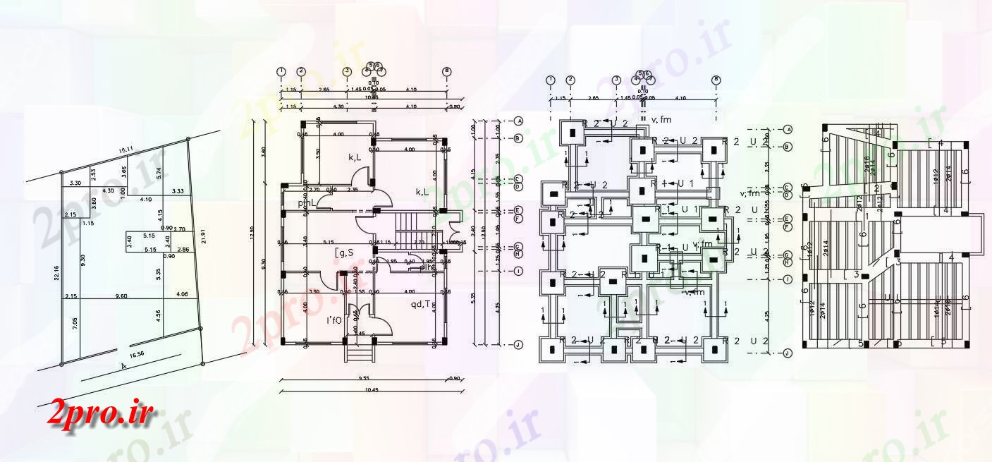 دانلود نقشه خانه های کوچک ، نگهبانی ، سازمانی - X 40 'طرحی خانه (142 میدان متری) 10 در 12 متر (کد155754)