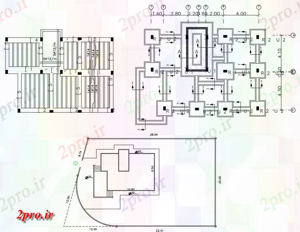 دانلود نقشه خانه های کوچک ، نگهبانی ، سازمانی - معماری خانه طرحی جامع  (کد155937)