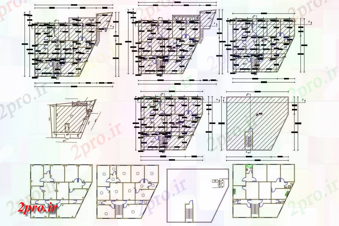 دانلود نقشه مسکونی  ، ویلایی ، آپارتمان  طرحی ویلا برای 45 فوت 60 فوت رسم طبقه نشیمن (کد156370)