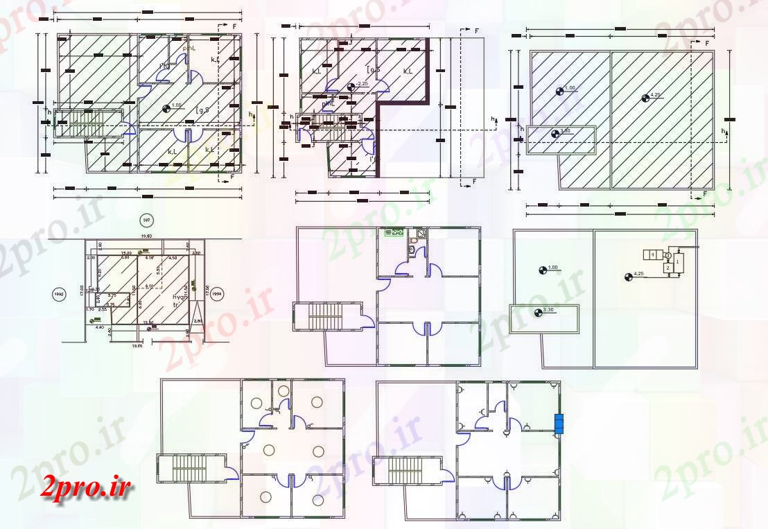 دانلود نقشه مسکونی ، ویلایی ، آپارتمان X 62 فوت طرحی خانه طبقه 11 در 15 متر (کد156387)