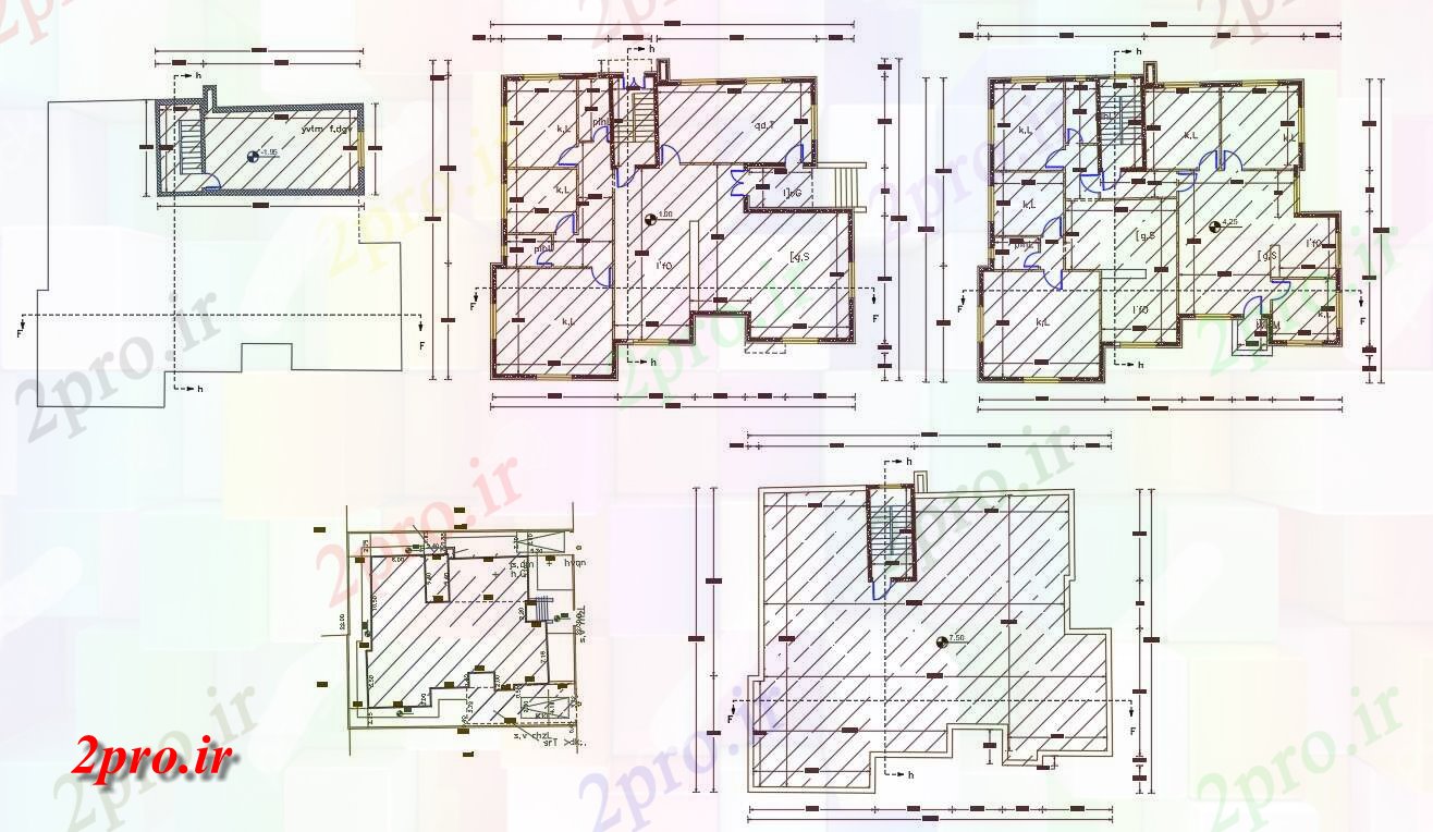 دانلود نقشه مسکونی ، ویلایی ، آپارتمان BHK طراحی طرحی خانه لوکس 17 در 20 متر (کد156497)