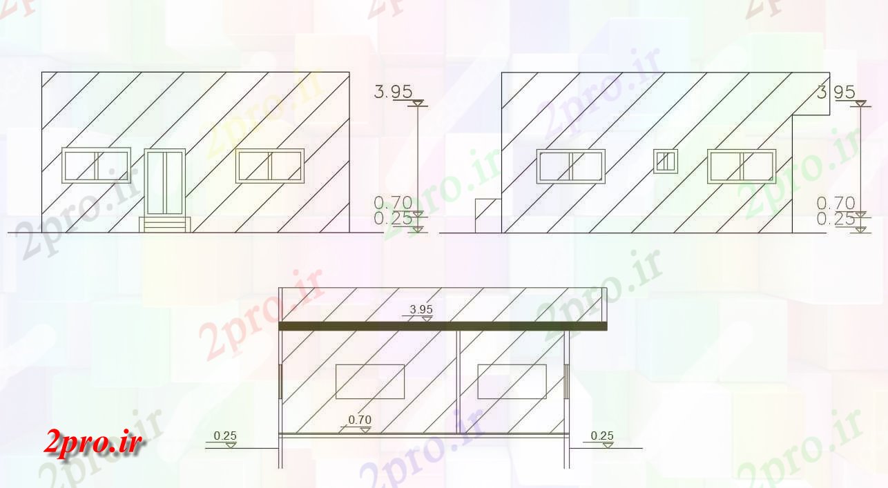 دانلود نقشه مسکونی  ، ویلایی ، آپارتمان  میدان حیاط خانه طراحی ساختمان  (کد156702)