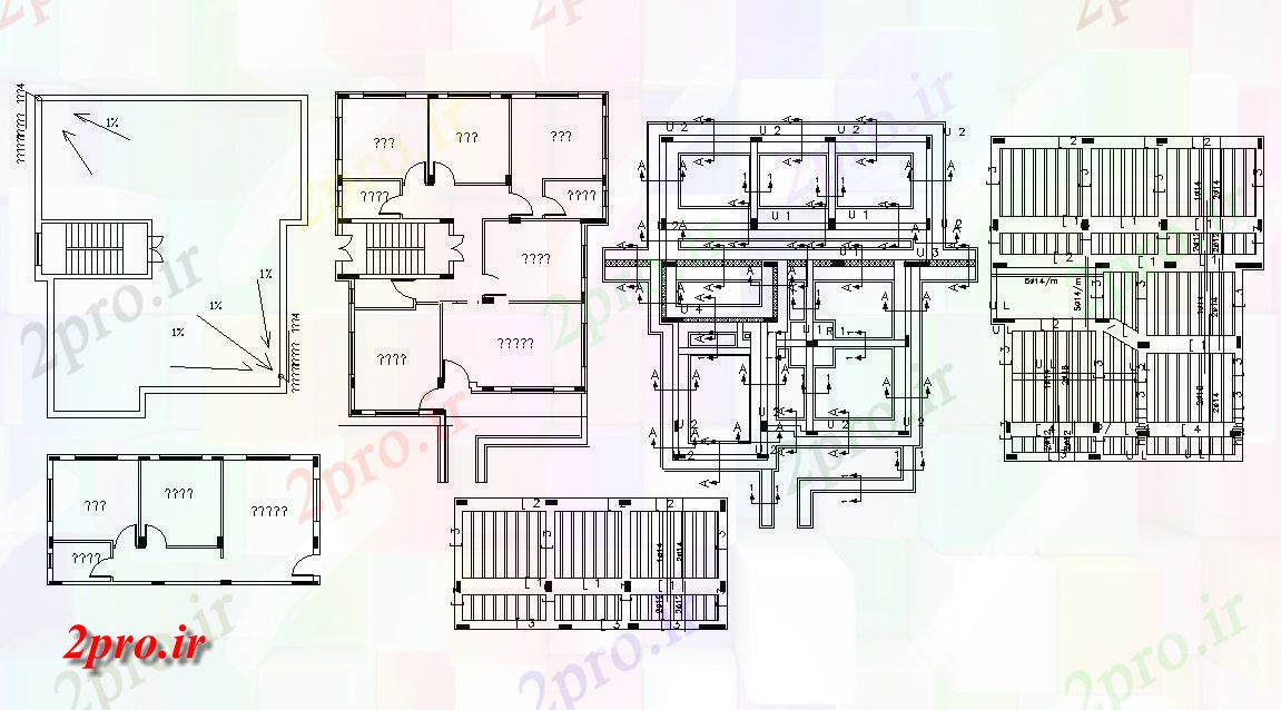 دانلود نقشه مسکونی ، ویلایی ، آپارتمان BHK خانه طرح 12 در 15 متر (کد156719)