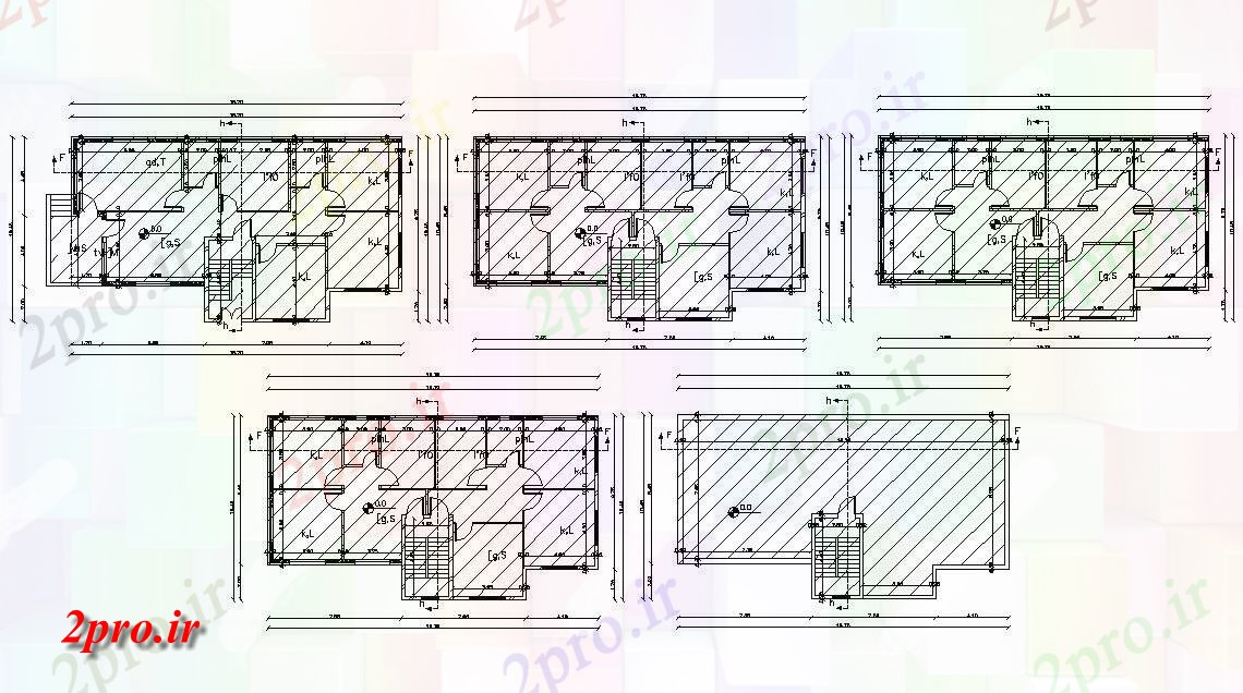 دانلود نقشه مسکونی  ، ویلایی ، آپارتمان  توسط 60 پا آپارتمان   طرح (کد156731)