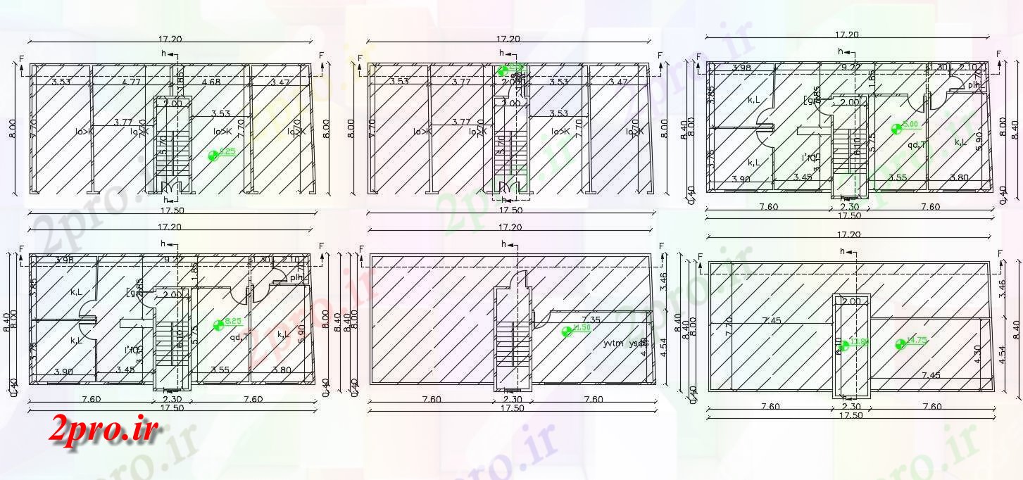 دانلود نقشه مسکونی  ، ویلایی ، آپارتمان  X 56 فوت فروشگاه با آپارتمان   خانه طرحی طبقه (کد156844)