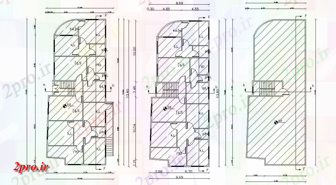 دانلود نقشه مسکونی  ، ویلایی ، آپارتمان  G + 1 آپارتمان   مسکونی کار طراحی  (کد156887)