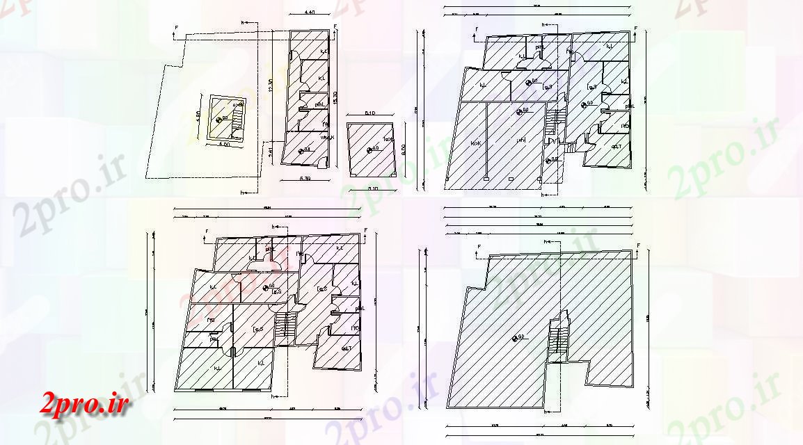 دانلود نقشه مسکونی  ، ویلایی ، آپارتمان   مسکن آپارتمان   طرحی معماری طرح (کد157108)