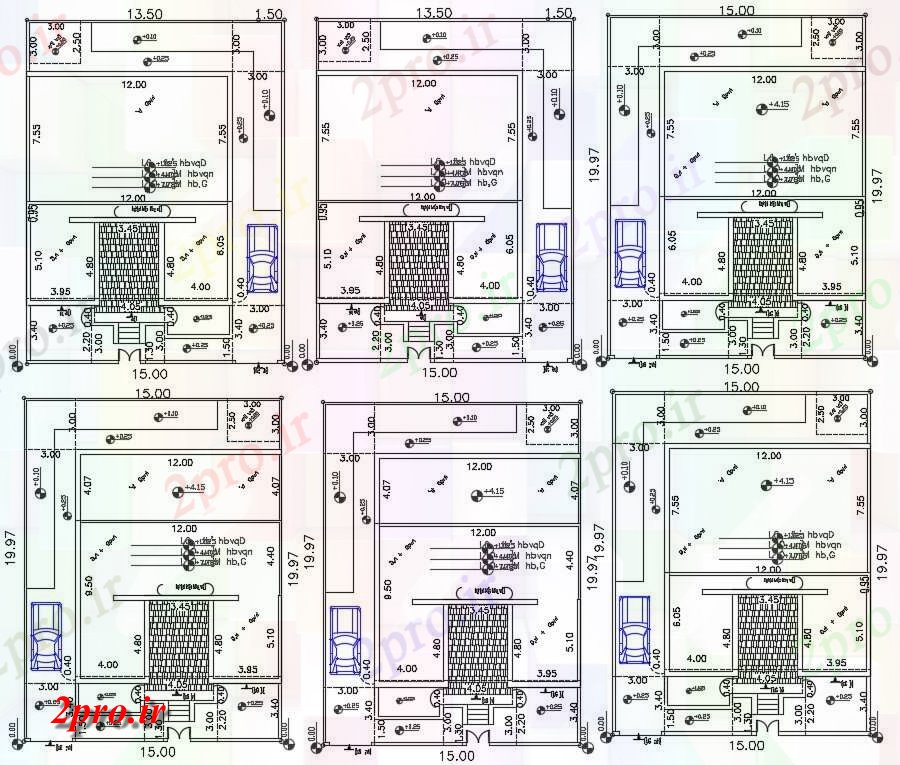 دانلود نقشه مسکونی ، ویلایی ، آپارتمان X 65 فوت خانه طرحی جامع 15 در 20 متر (کد157297)