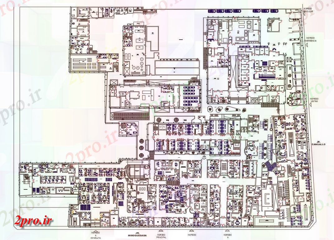 دانلود نقشه باشگاه محل باشگاه وانجمن طرحی جامع 129 در 172 متر (کد157343)