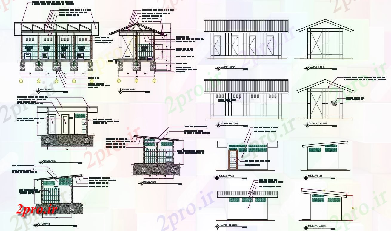 دانلود نقشه بلوک حمام و توالتتوالت عمومی ساختمان (بخشی) نما طراحی (کد157556)