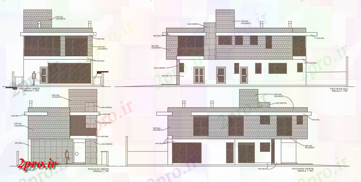 دانلود نقشه مسکونی  ، ویلایی ، آپارتمان  فوت مربع اتوکد خانه نمای (کد157695)