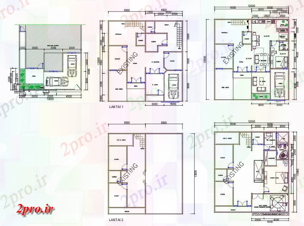 دانلود نقشه مسکونی ، ویلایی ، آپارتمان X 42 فوت خانه مبلمان چیدمان 12 در 13 متر (کد157727)