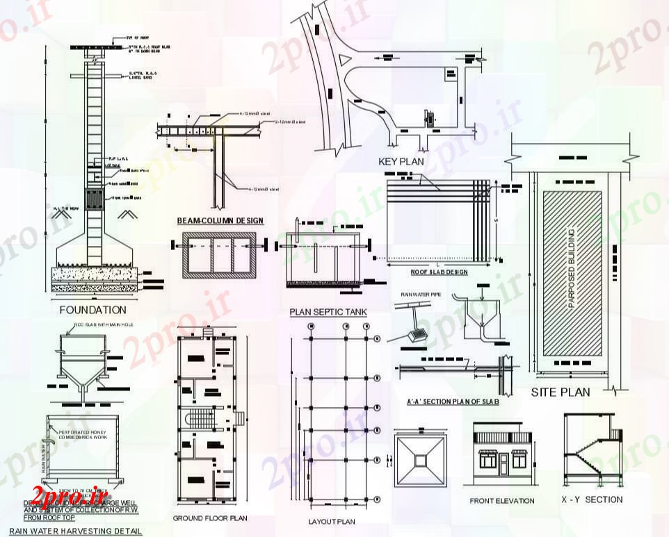 دانلود نقشه مسکونی  ، ویلایی ، آپارتمان  دو خانه کامل  پروژه اتوکد (کد158006)