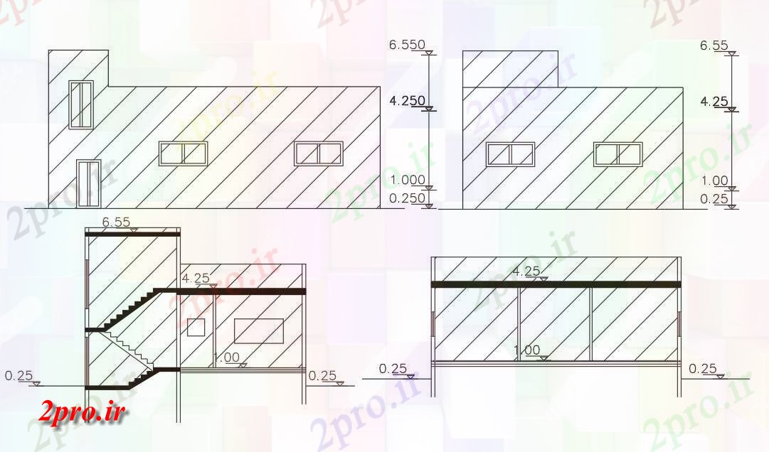 دانلود نقشه مسکونی  ، ویلایی ، آپارتمان  فوت مربع ساختمان خانه طراحی  اتوکد (کد158053)