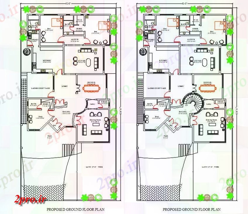 دانلود نقشه مسکونی ، ویلایی ، آپارتمان X 90 معماری خانه طرحی 15 در 23 متر (کد158339)