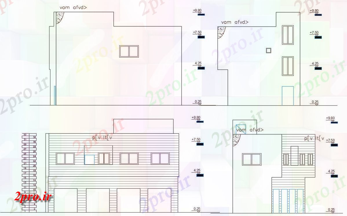 دانلود نقشه مسکونی  ، ویلایی ، آپارتمان  فروشگاه با ساختمان خانه    (کد158383)