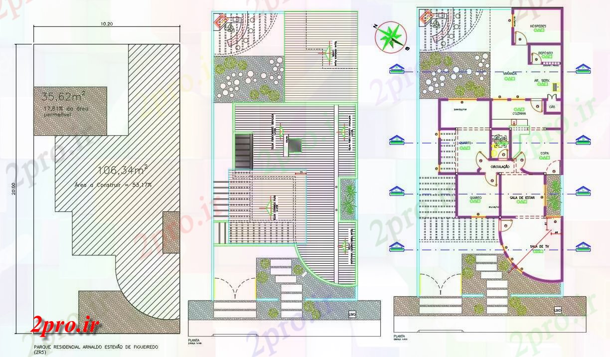 دانلود نقشه مسکونی ، ویلایی ، آپارتمان X20m 2BHK G + طرحی 1 خانه اتوکد 10 در 18 متر (کد158452)