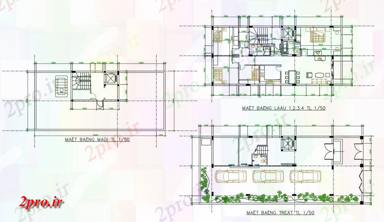 دانلود نقشه آپارتمان یک طبقه اتاق خواب G + طرحی 1 خانه 8 در 17 متر (کد158474)