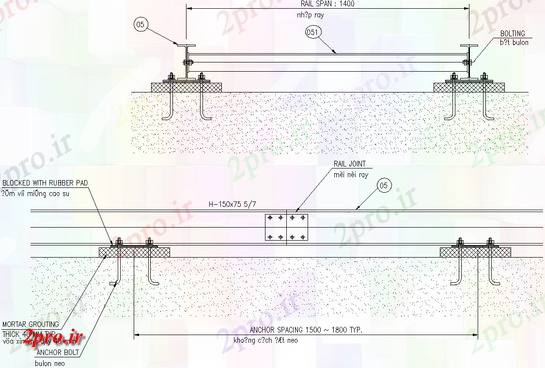 دانلود نقشه پلان مقطعی   داشتن جزئیات از سیستم گردان، بخشی از چرخ سفر مونتاژ  design   (کد158577)