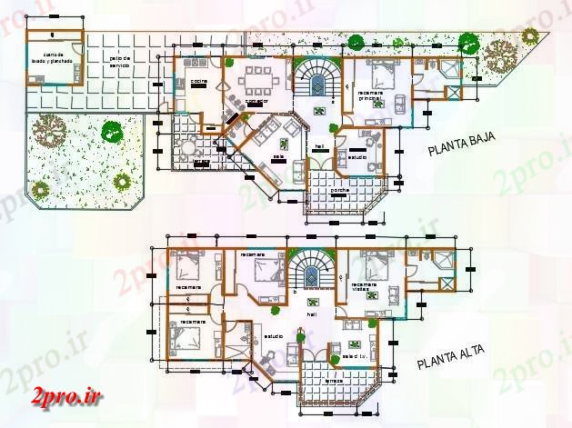 دانلود نقشه خانه های کوچک ، نگهبانی ، سازمانی - طرحی معماری ویلا طبقه 12 در 20 متر (کد158640)