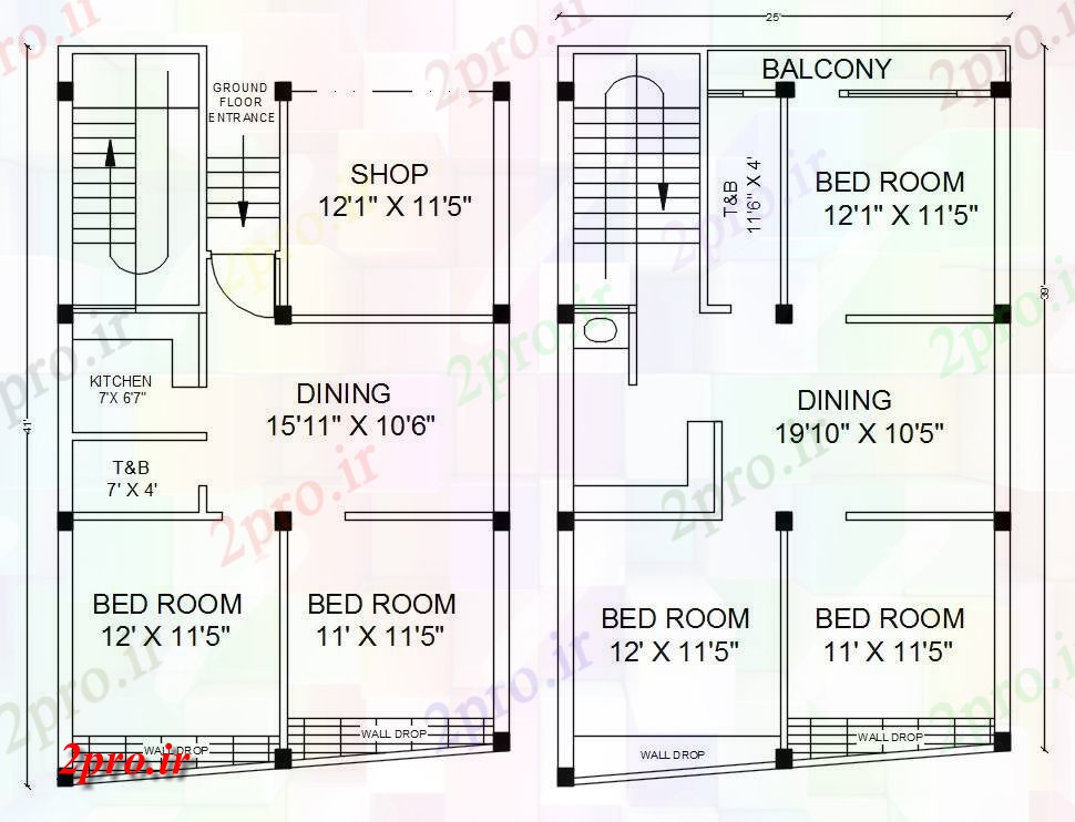 دانلود نقشه بلوک افراد X 41      طرحی بندی   خانه طراحی (کد158644)