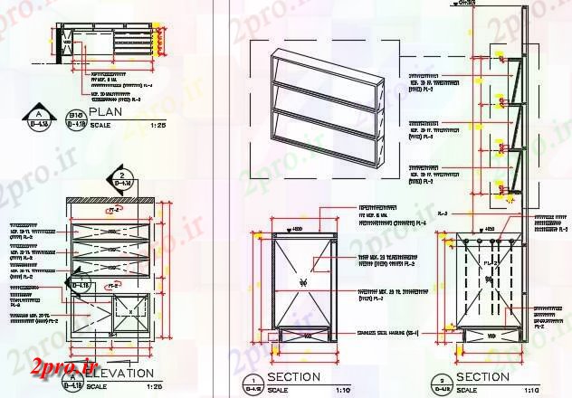 دانلود نقشه کمد دیواری لباس مبلمان اداری مبلمان بخشی   (کد158862)