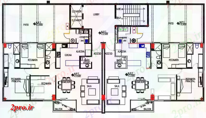 دانلود نقشه مسکونی  ، ویلایی ، آپارتمان  BHK مبلمان آپارتمان   لوکس طرحی چیدمان نشیمن  (کد158887)