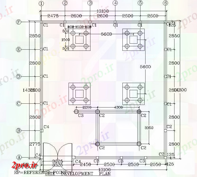 دانلود نقشه پلان مقطعی اتوکد  رسم  نشان می دهد یک شبکه سلولی برج 16X10m سایت توصعه نمودار طراحی (کد158891)