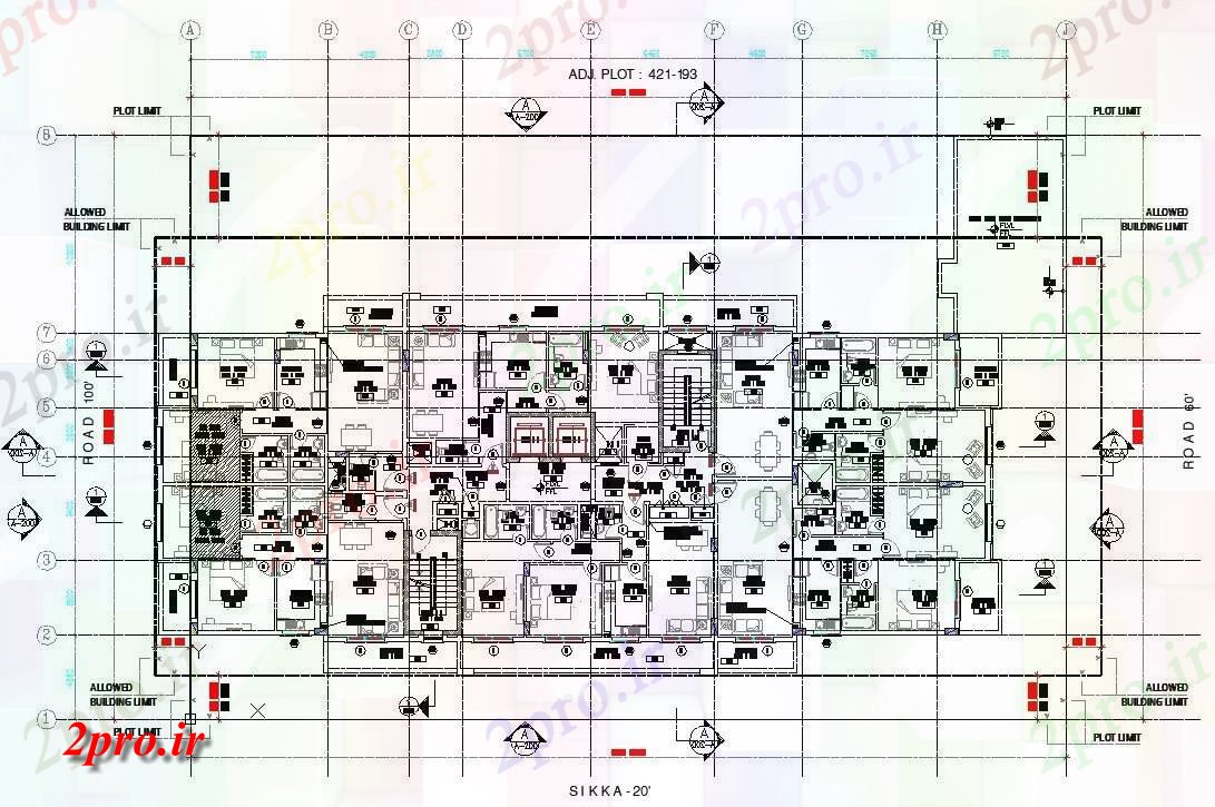 دانلود نقشه بلوک مبلمان  های اتوکد  را نشان می دهد طرحی مبلمان با بخش و نما از building  دو بعدی   (کد159013)