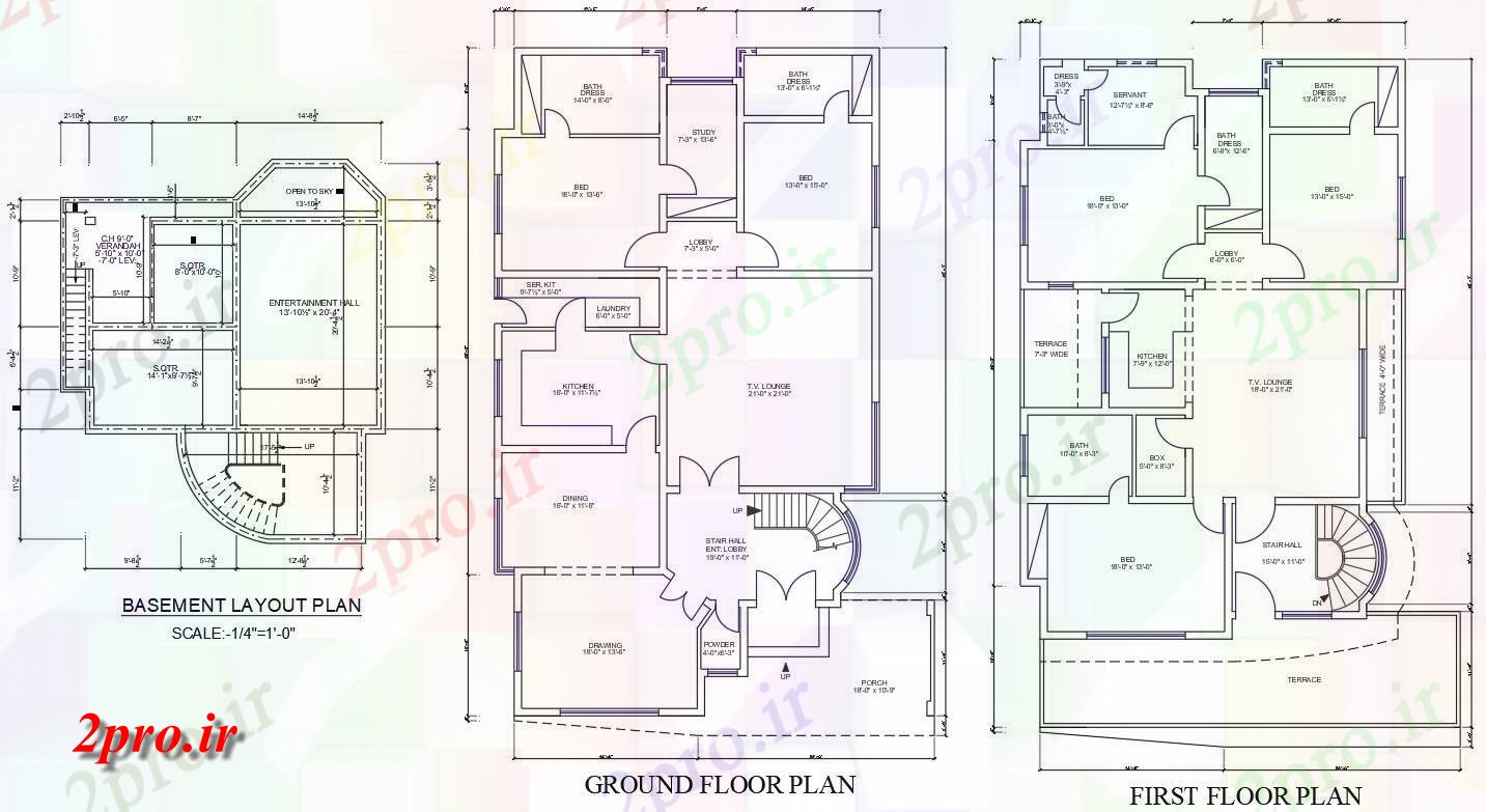 دانلود نقشه مسکونی ، ویلایی ، آپارتمان از 39'X68، 2BHK G + 1 طرحی خانه چیدمان 12 در 21 متر (کد159128)