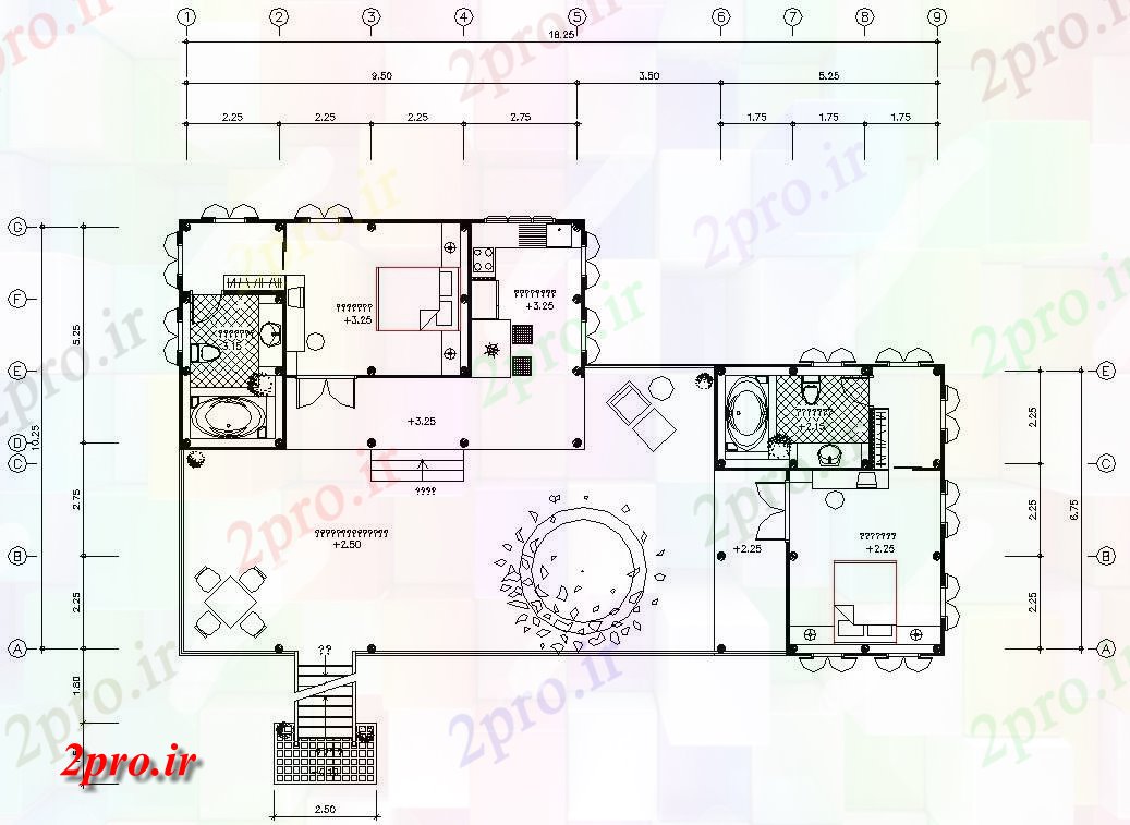 دانلود نقشه بلوک مبلمان اتوکد  وسایل تک طبقه دان زمین طرحی مبلمان خانه،     (کد159201)