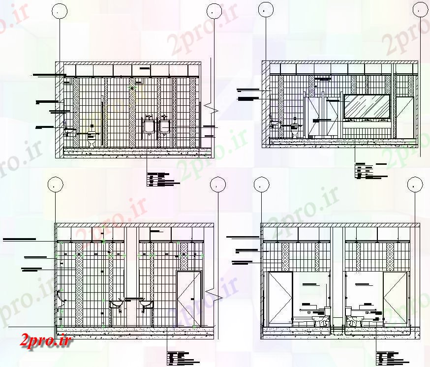 دانلود نقشه پلان مقطعی طراحی   نشان می دهد جزئیات توالت طراحی، قطعه قطعه،   (کد159398)