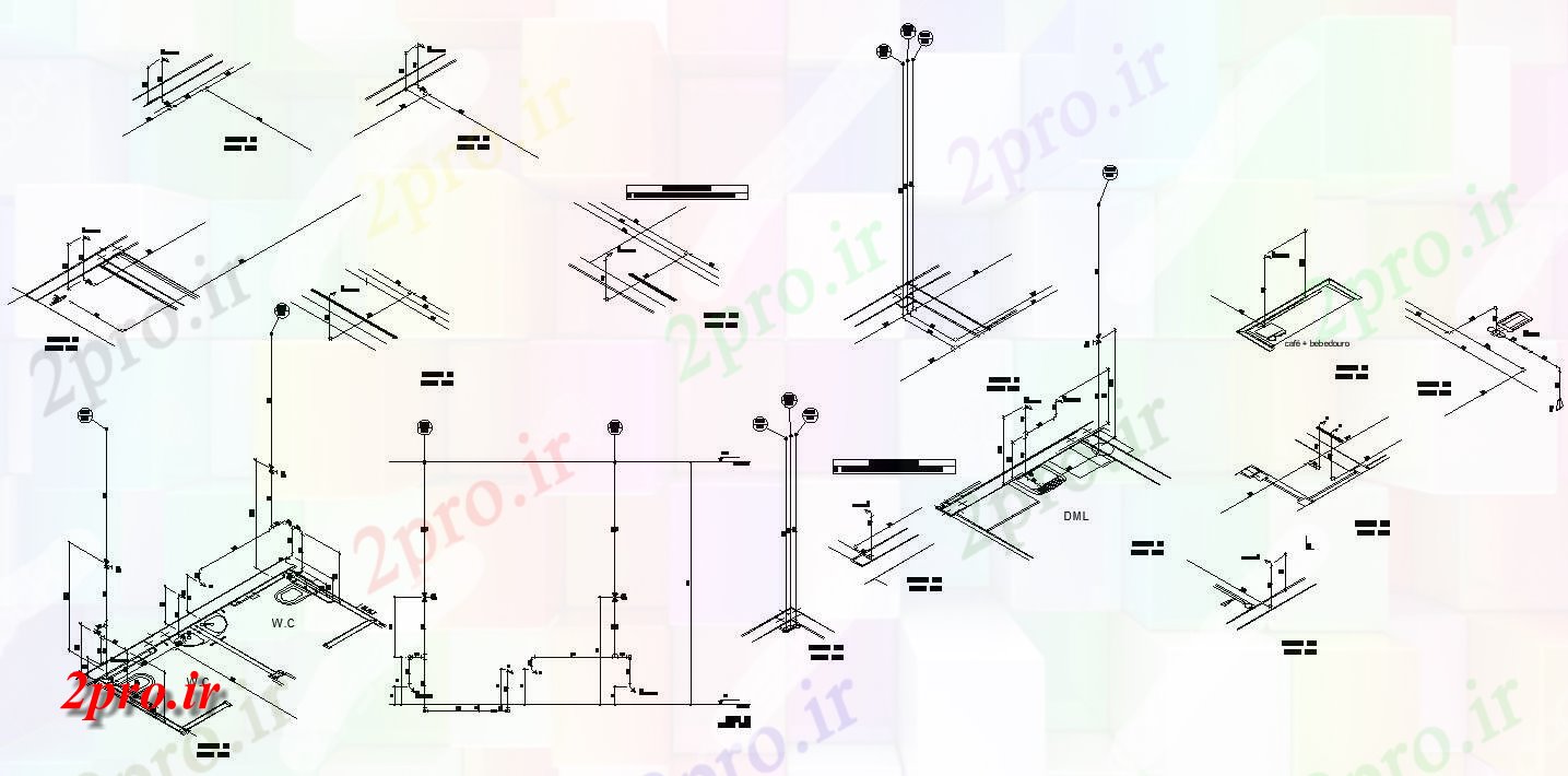 دانلود نقشه پلان مقطعی طرحی طبقه گنجه آب  دو بعدی   می شود،    (کد159409)