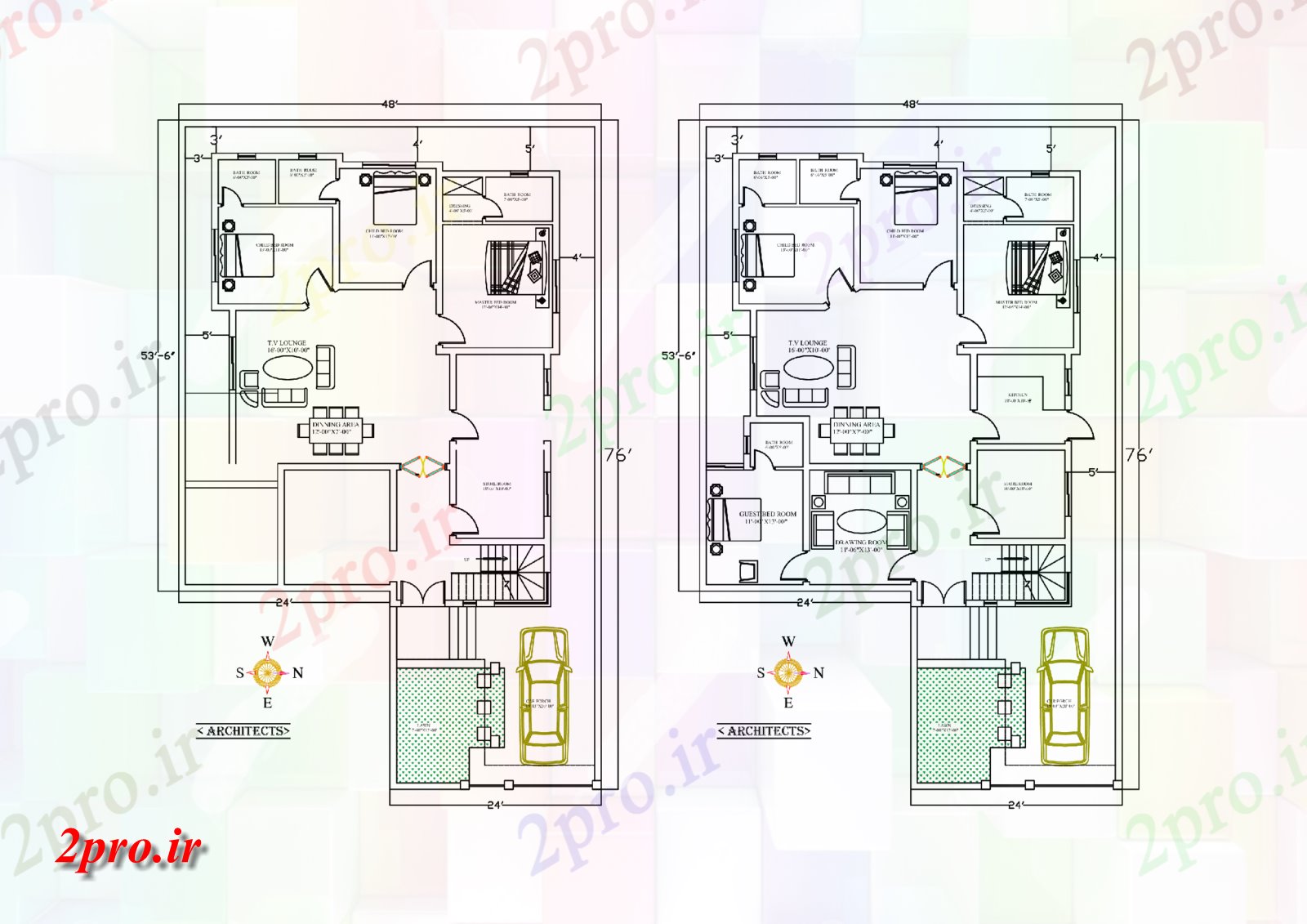 دانلود نقشه مسکونی ، ویلایی ، آپارتمان مسکونی طراحی خانه برای 14 در 23 متر (کد159773)