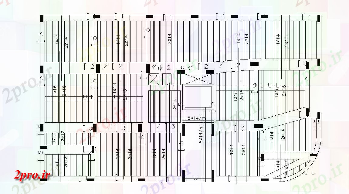 دانلود نقشه طراحی جزئیات تقویت کننده موج نو و RCC ساختار ستون کار طراحی   (کد160086)