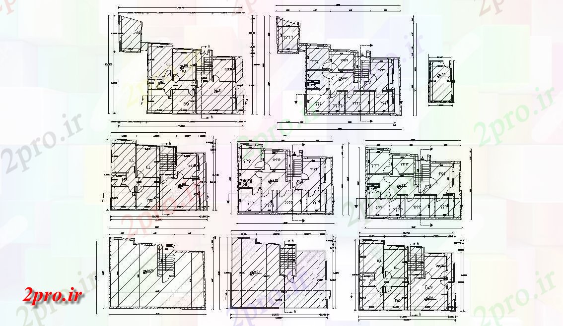 دانلود نقشه مسکونی  ، ویلایی ، آپارتمان  آپارتمان اسراف طراحی کار (کد160107)
