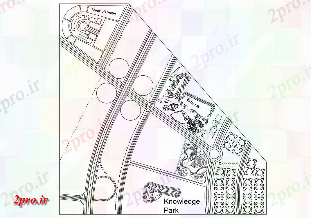 دانلود نقشه برنامه ریزی شهری طرحی سایت طراحی  جزئیات طراحی کردن     (کد160201)