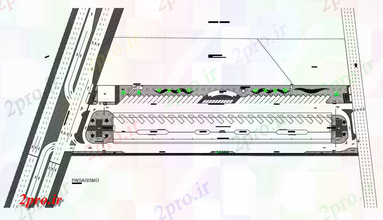 دانلود نقشه پلان مقطعی اتوکد جزئیات فاده از اتوبوس جزئیات بخش ترمینال  طراحی       (کد160282)