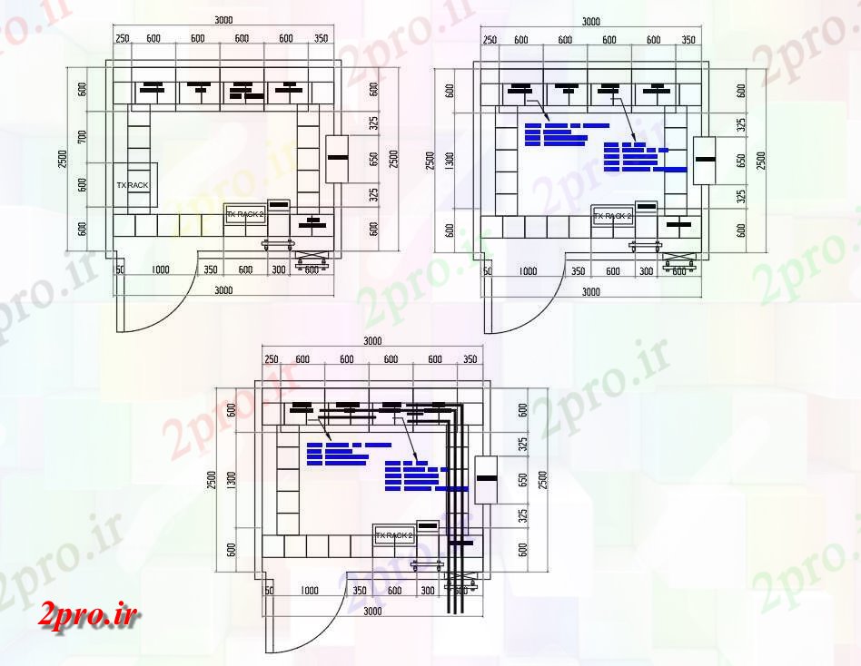 دانلود نقشه پلان مقطعی  به  رسم می دهد طرحی کابل برج جزئیات اتوکد  (کد160588)