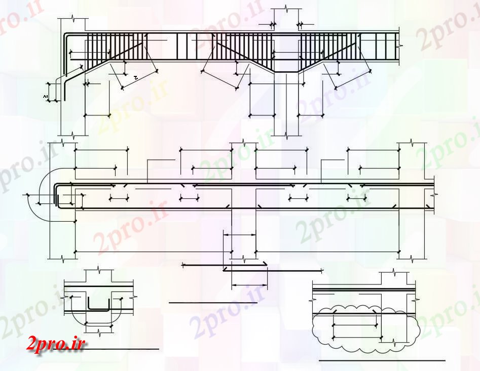 دانلود نقشه طراحی جزئیات تقویت کننده   داشتن طرحی تقویت تیر به ستون جزئیات این   (کد160650)