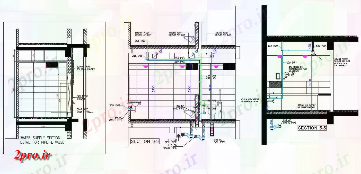 دانلود نقشه ساختمان اداری - تجاری - صنعتی طرحی اتصال آب پارک کسب و کار الهام بخش در دو بعدی  اتوکد   رسم    2 اتوکد (کد160689)