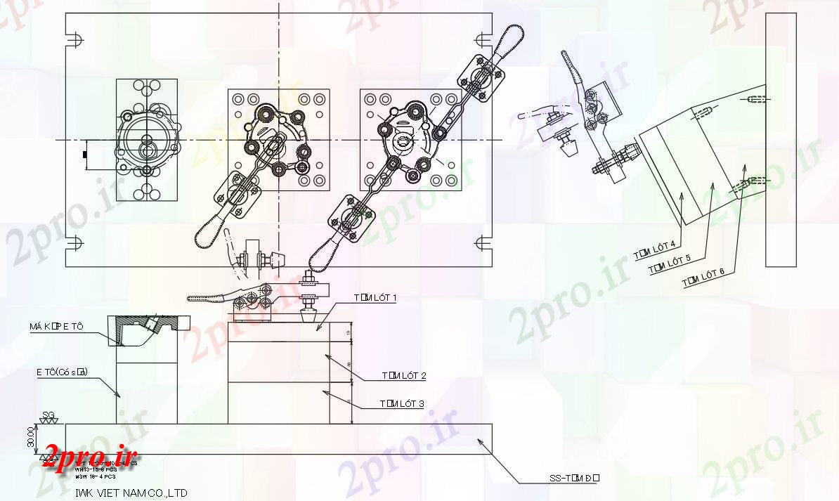 دانلود نقشه اتوماسیون و نقشه های برق  دو بعدی   جزئیات سیستم موتور را نشان می دهد     (کد160728)