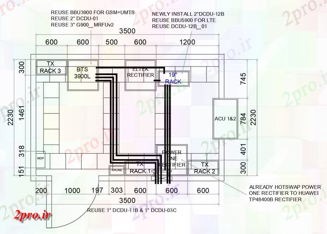 دانلود نقشه پلان مقطعی  به تازگی نصب  طرحی برج نما برای فرودگاه با 43m نما     (کد160731)