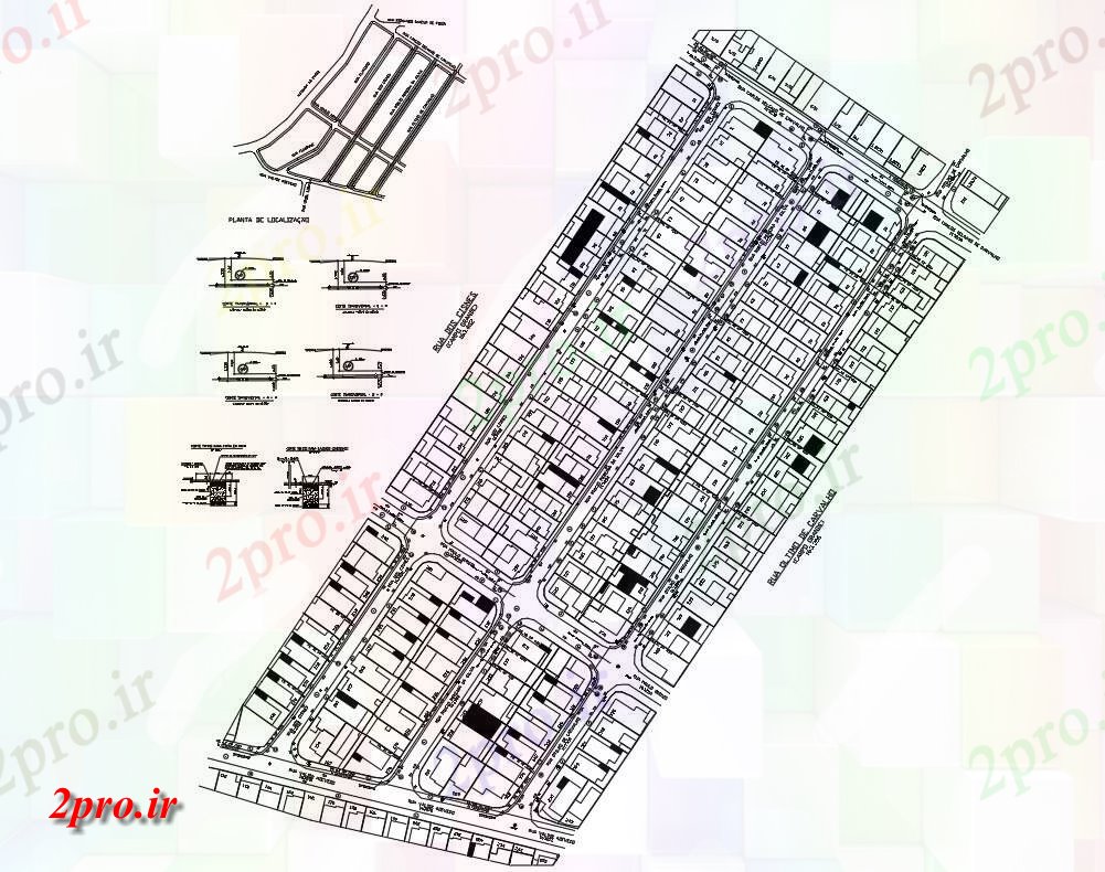 دانلود نقشه پلان مقطعی  اتوکد نشان می دهد  رسم جزئیات شبکه ساخت و ساز PE 32mm اتوکد (کد160734)