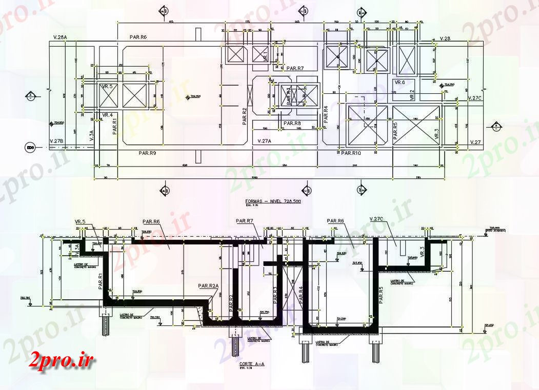 دانلود نقشه طراحی اتوکد پایه اتوکد دو بعدی   طراحی ساختار - ساختمان دسترسی داشته باشید    (کد160769)