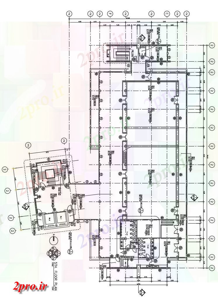 دانلود نقشه بیمارستان - درمانگاه - کلینیک نشان می دهد جزئیات طرحی طبقه ساختمان بیمارستان و نیاز از مواد رسم 25 در 48 متر (کد161258)