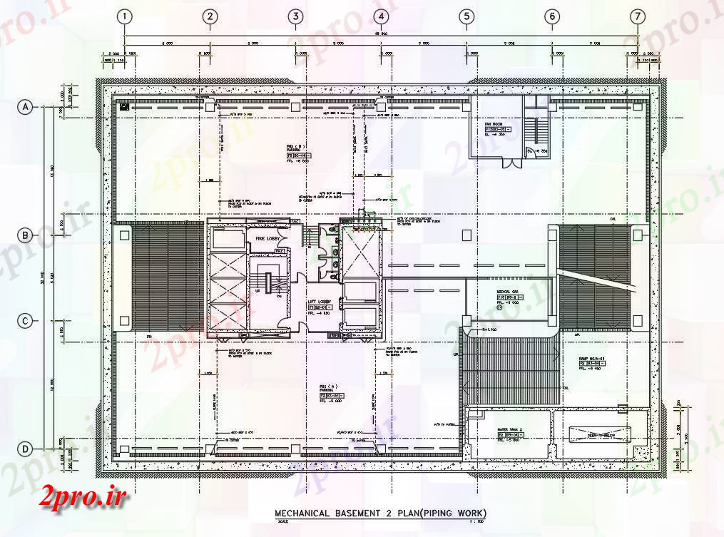 دانلود نقشه جزئیات لوله کشی اتوکد دو بعدی   رسم  نشان می دهد جزئیات کار لوله از طرحی ساختمان بیمارستان  the دو بعدی   طراحی   (کد161276)